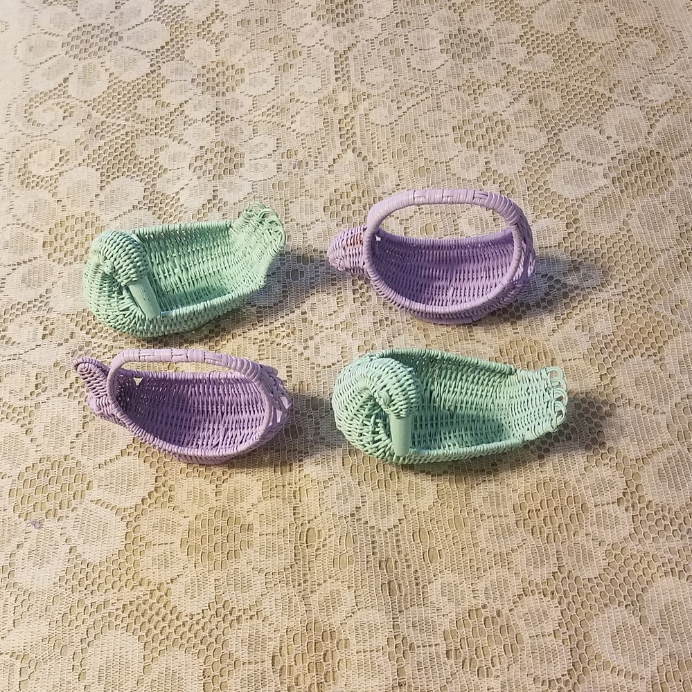 Vintage Woven Animal Baskets
